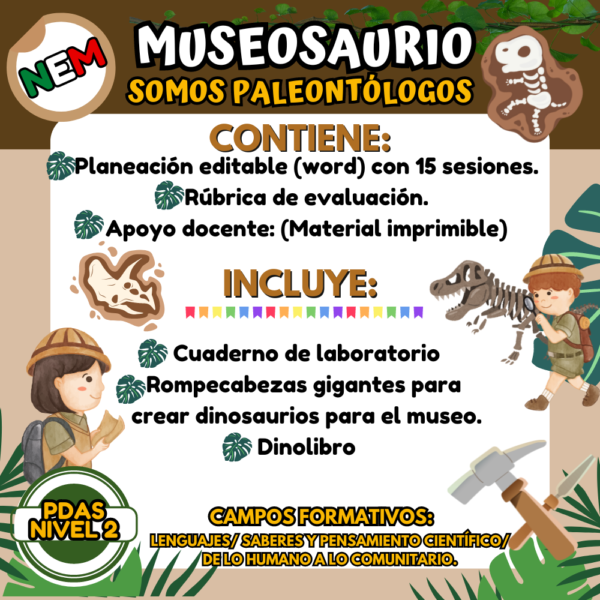 MUSEOSAURIO PDAS NIVEL 2