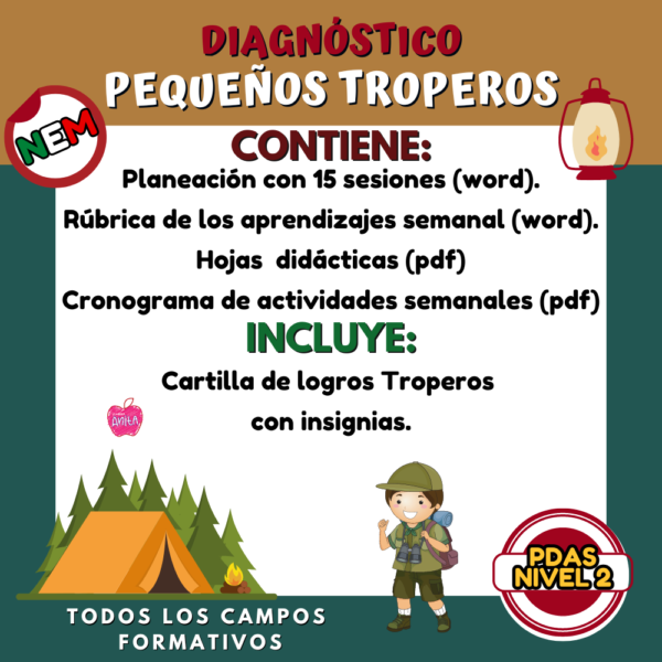 PEQUEÑOS TROPEROS PDAS NIVEL 2