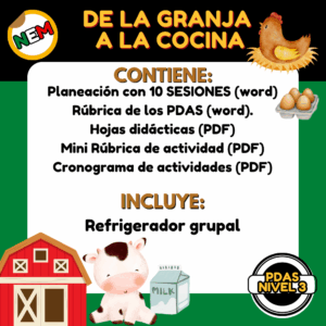 DE LA GRANJA A MI COCINA (PDAS NIVEL 3)